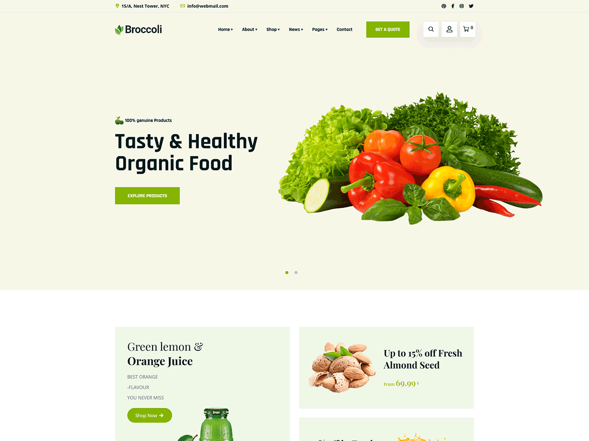 Documentation For Broccoli WordPress Theme