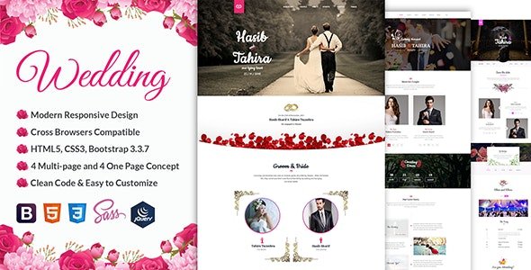 Wedding Dress Design html5