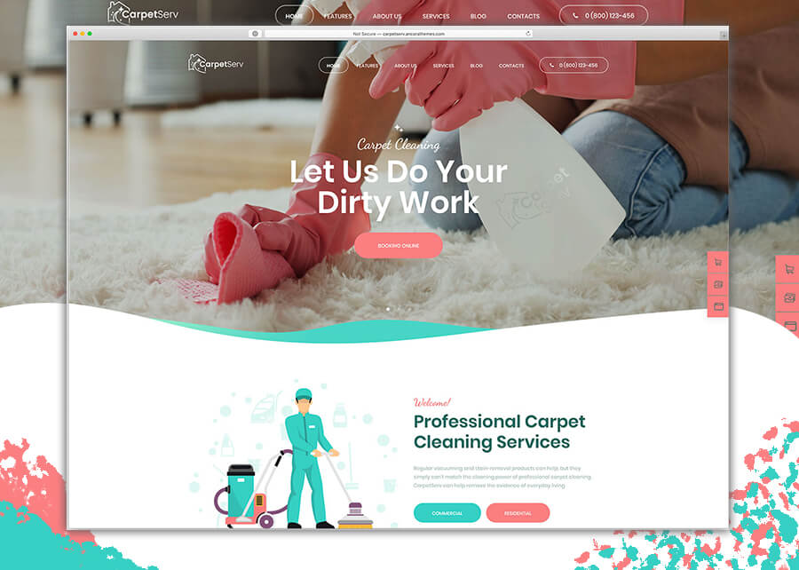 35+ Top Cleaning Services WordPress Theme 2021 – Best Quality WordPress ...