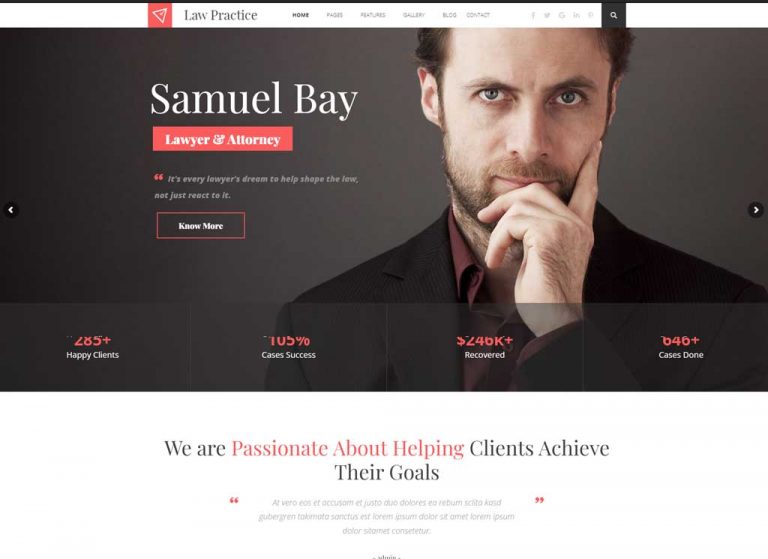 19 Best Lawyer WordPress Themes of 2022 - themexriver