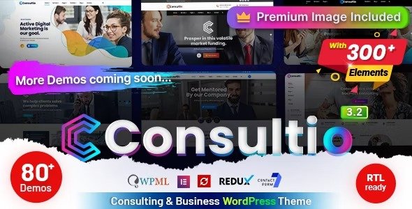 Consultio Consulting Corporate WordPress Theme