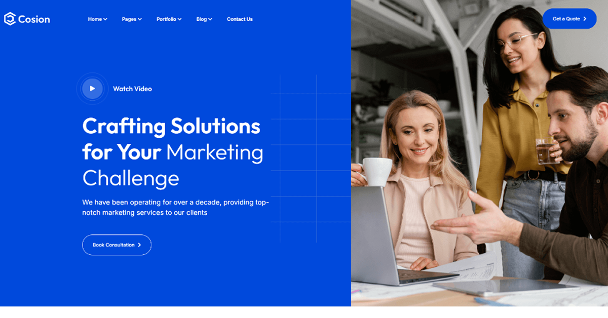 Cosion – Business Consulting WordPress Theme