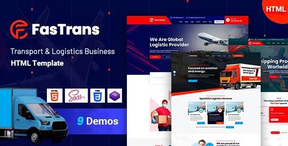 Fastrans Transport & Logistics WordPress Theme