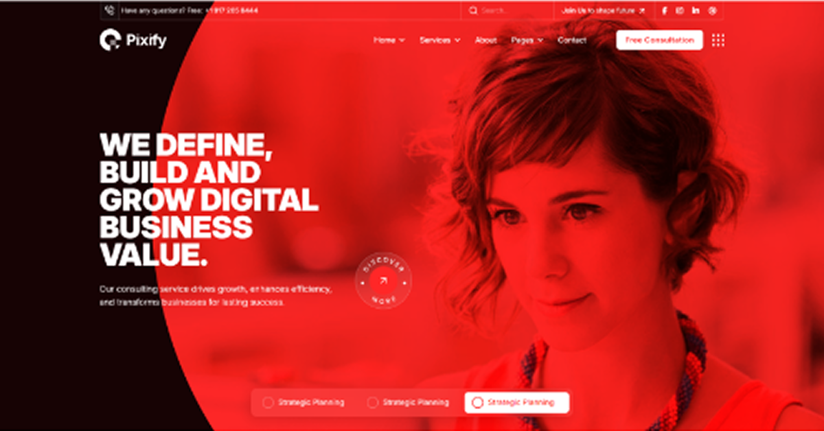 Pixify – Business Consulting WordPress Theme