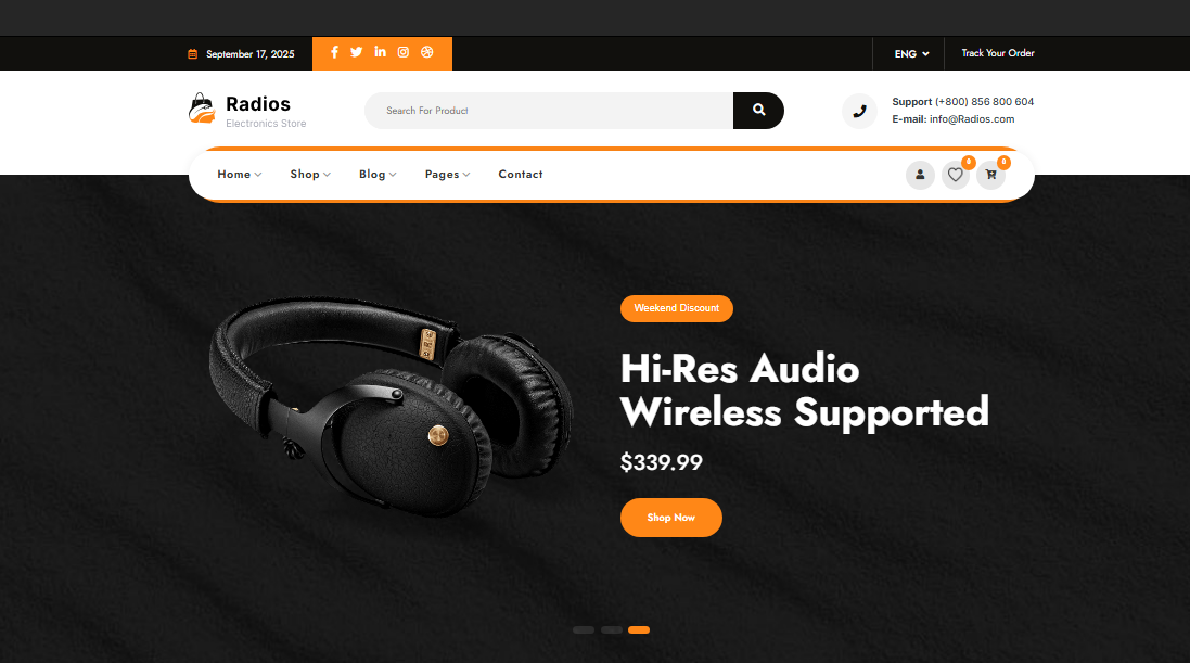 Radios – Electronics Store WooCommerce Theme