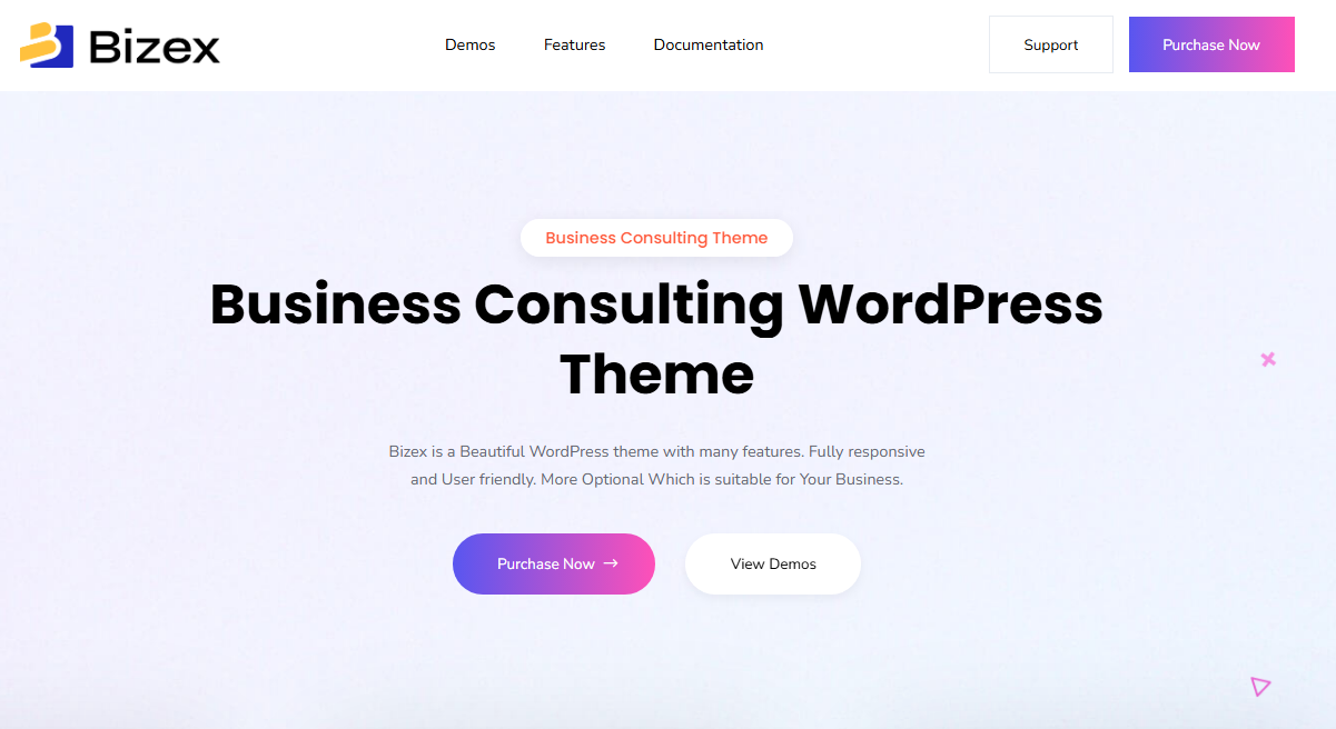 Bizex - Business Consulting WordPress Theme