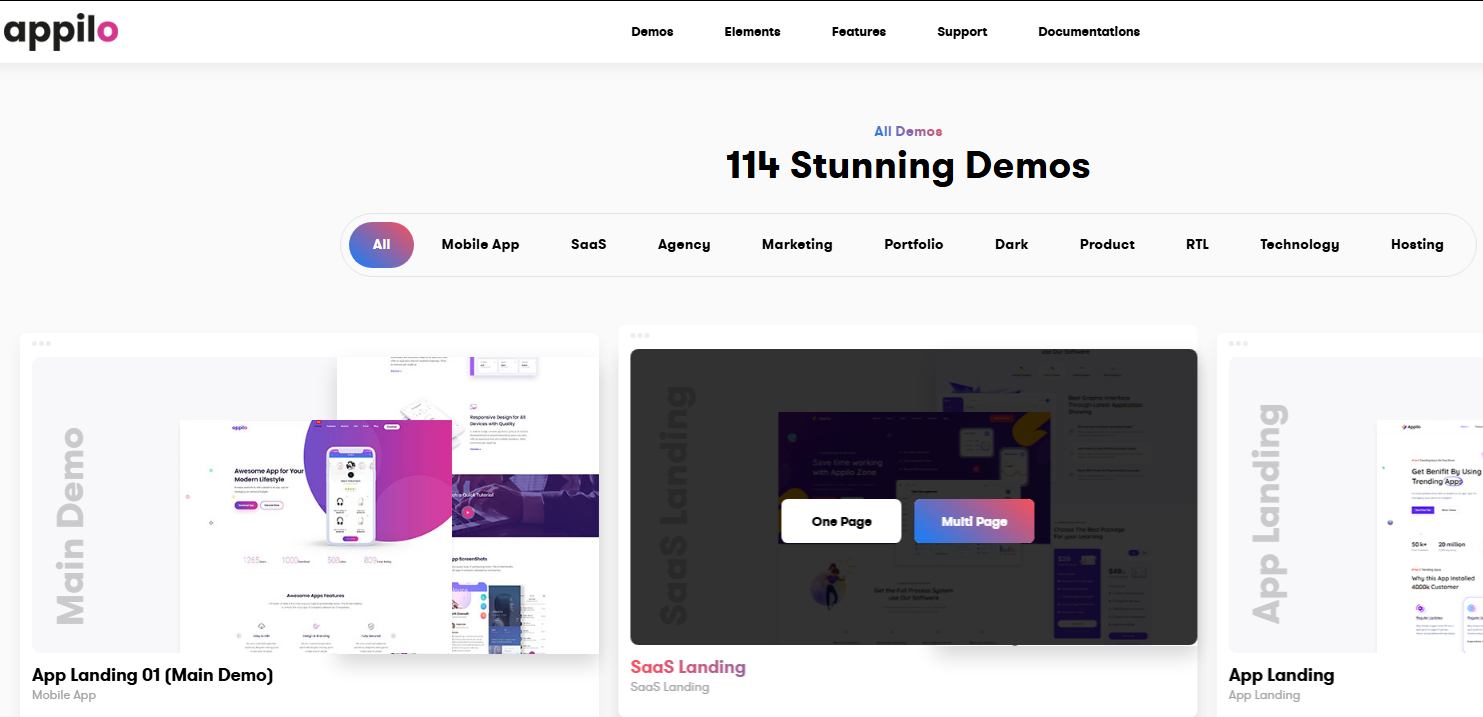 Appilo – App Landing WordPress Theme