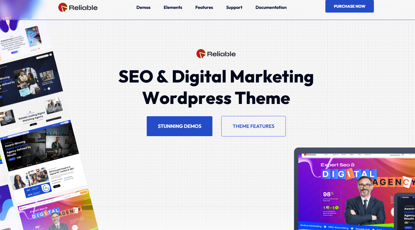 Reliable - SEO & Digital Marketing Agency WordPress Theme 