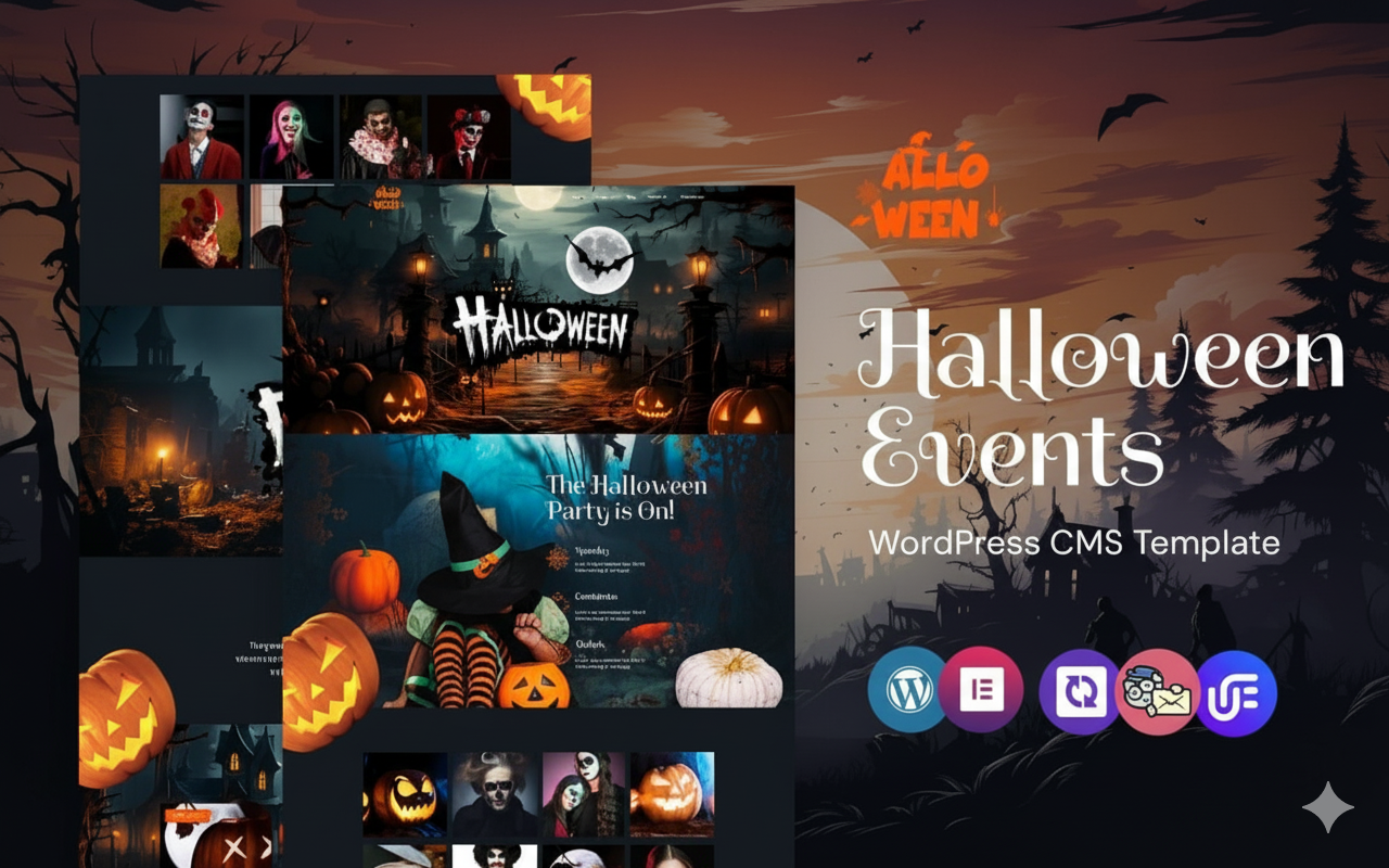AlloWeen – Halloween Party & Events WordPress Elementor Theme