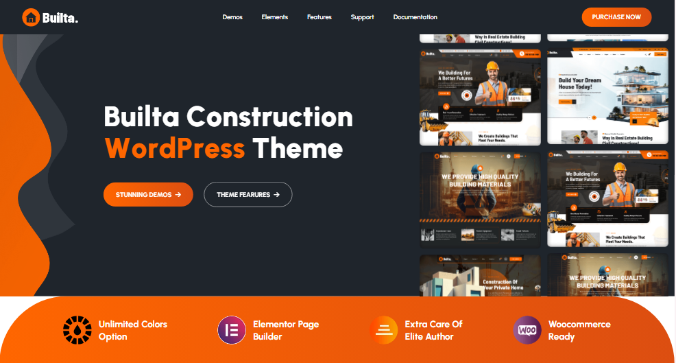 Builta – Construction WordPress Theme
