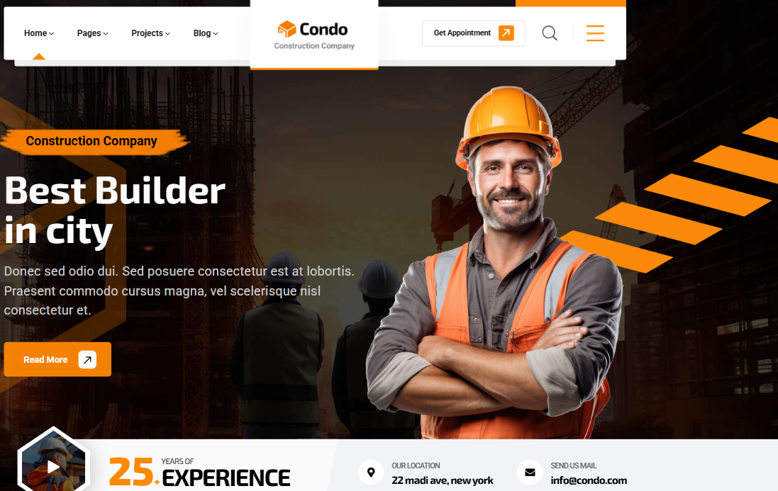 Condo – Construction & Consulting Theme