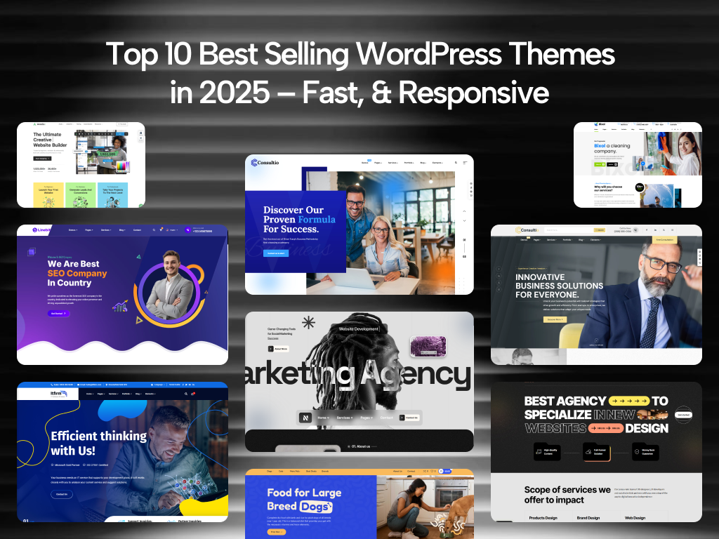 Top 10 Best Selling WordPress Themes in 2025