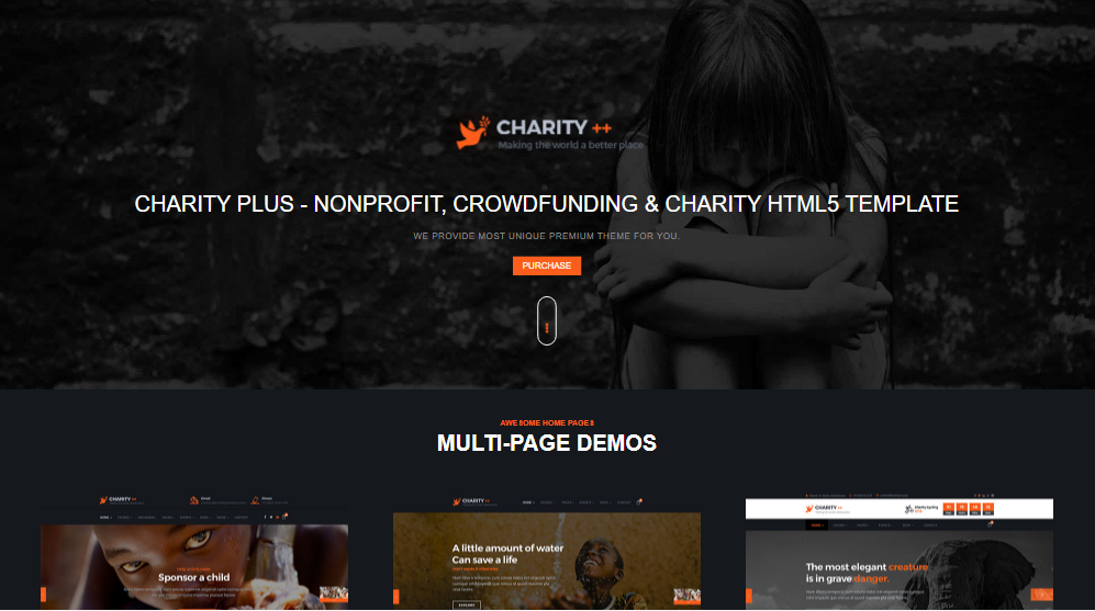 Charity Plus – NGO & Nonprofit Theme