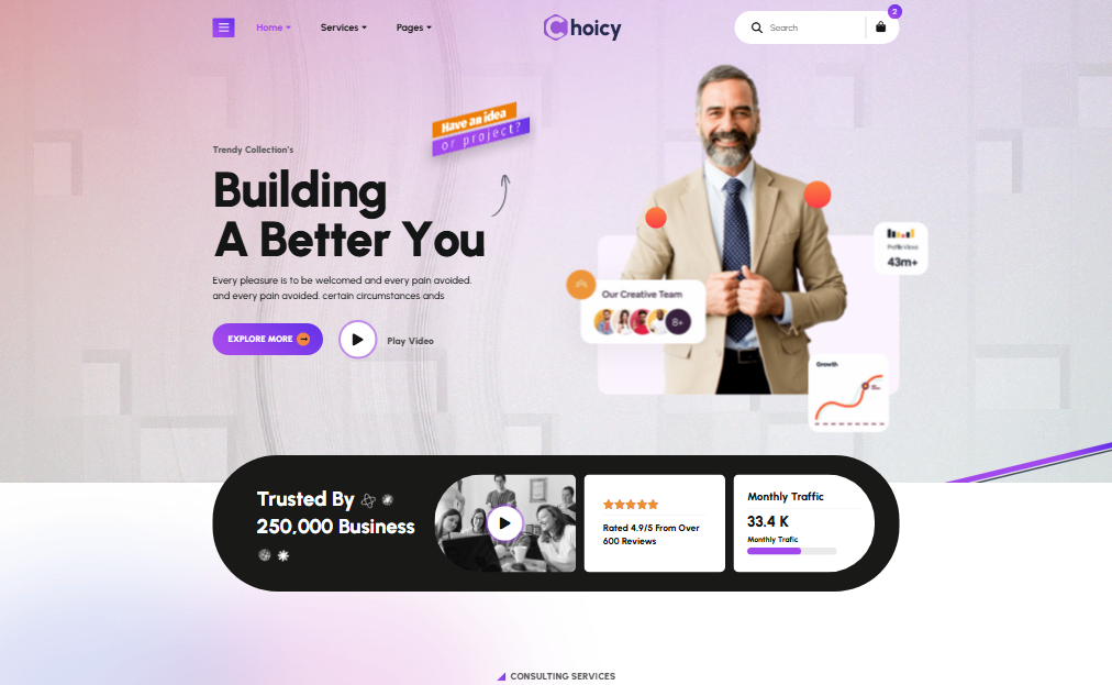 Choicy – Digital Marketing Agency WordPress Theme