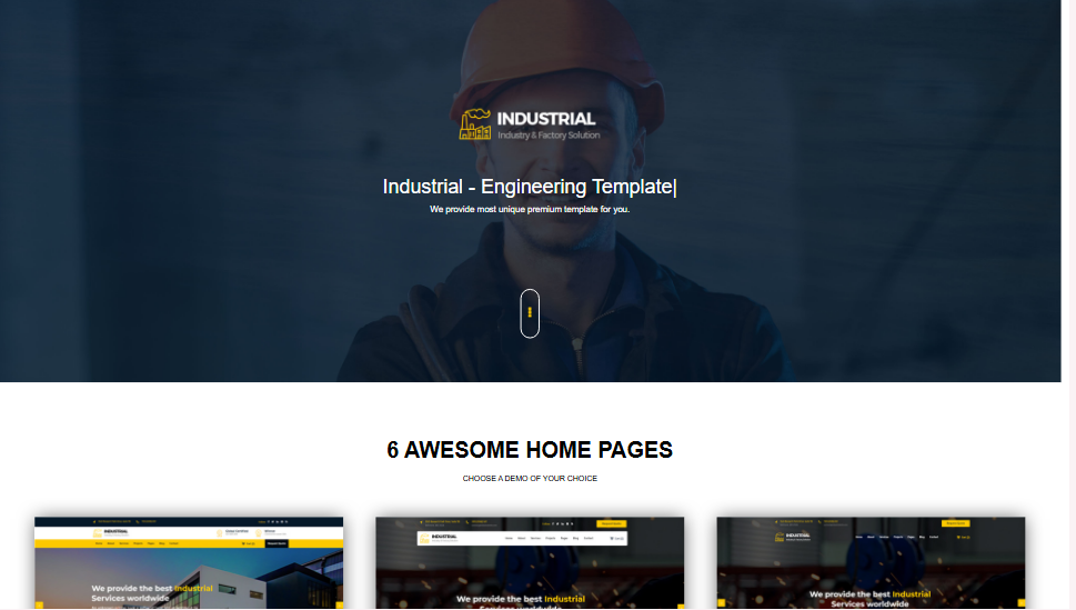 Industrial – Factory & Manufacturing Theme