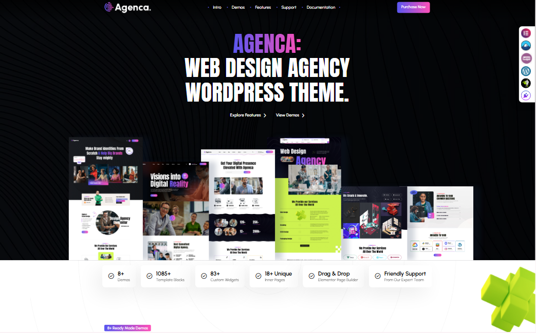 Best Web Design Agency WordPress Theme 2026 – Creative & IT Agencies