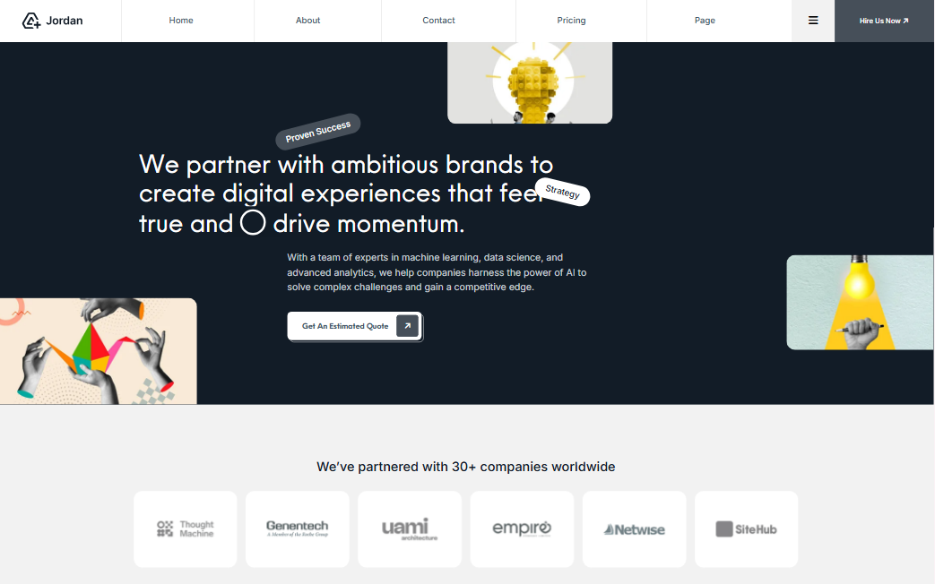 Jordan – Marketing Agency WordPress theme