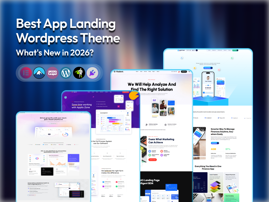 Best App Landing WordPress Theme