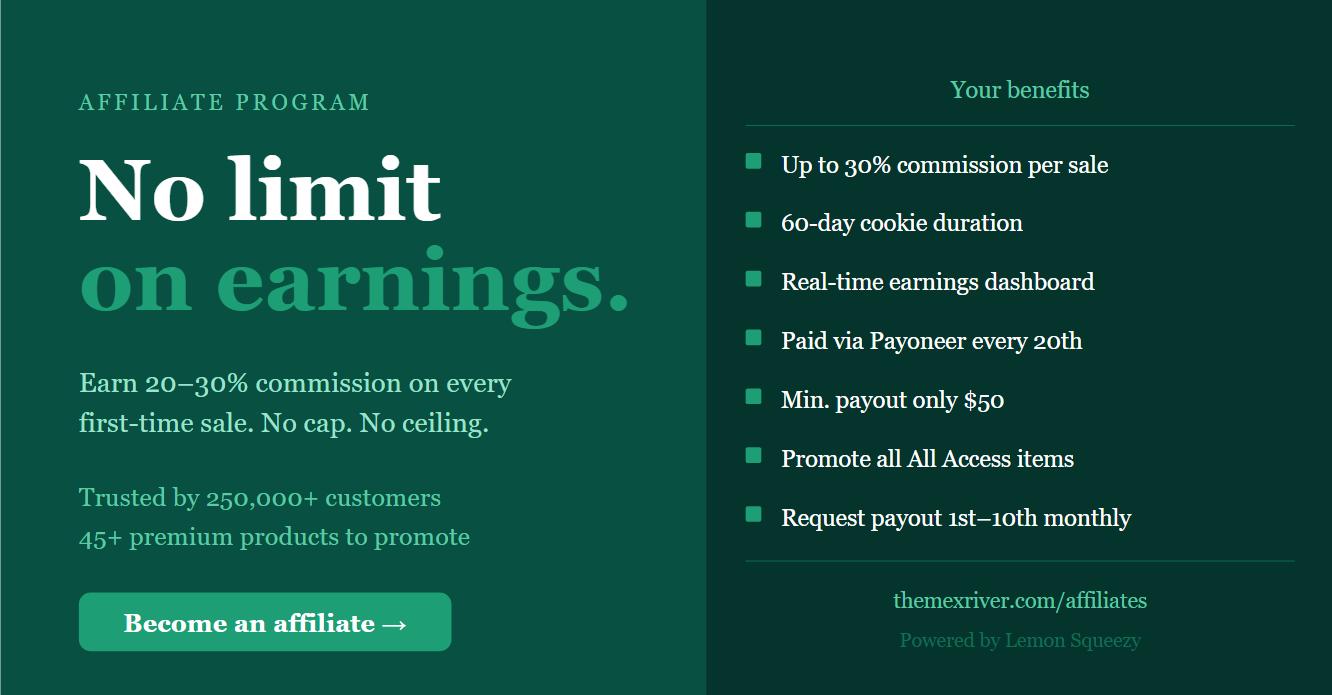 ThemeXriver referral program