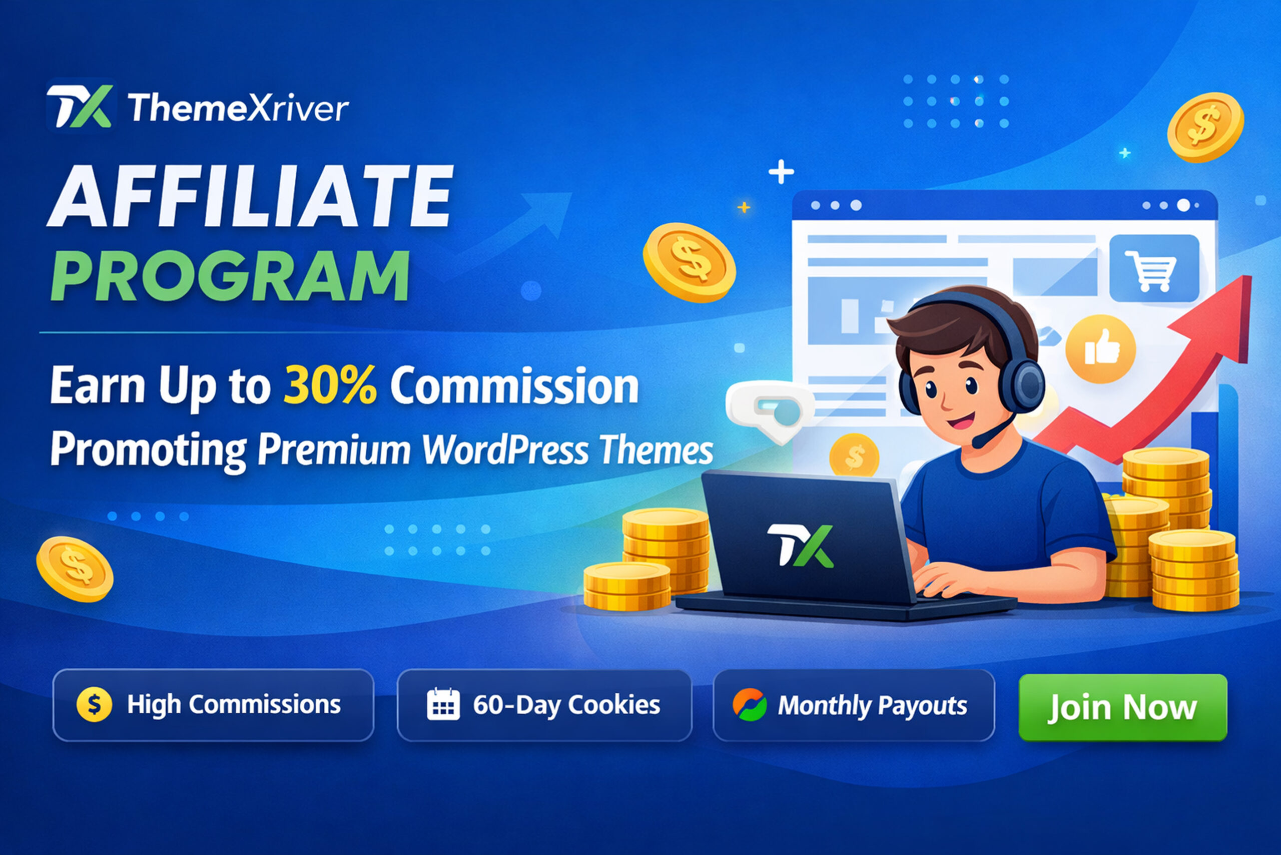 ThemeXriver Affiliate Program