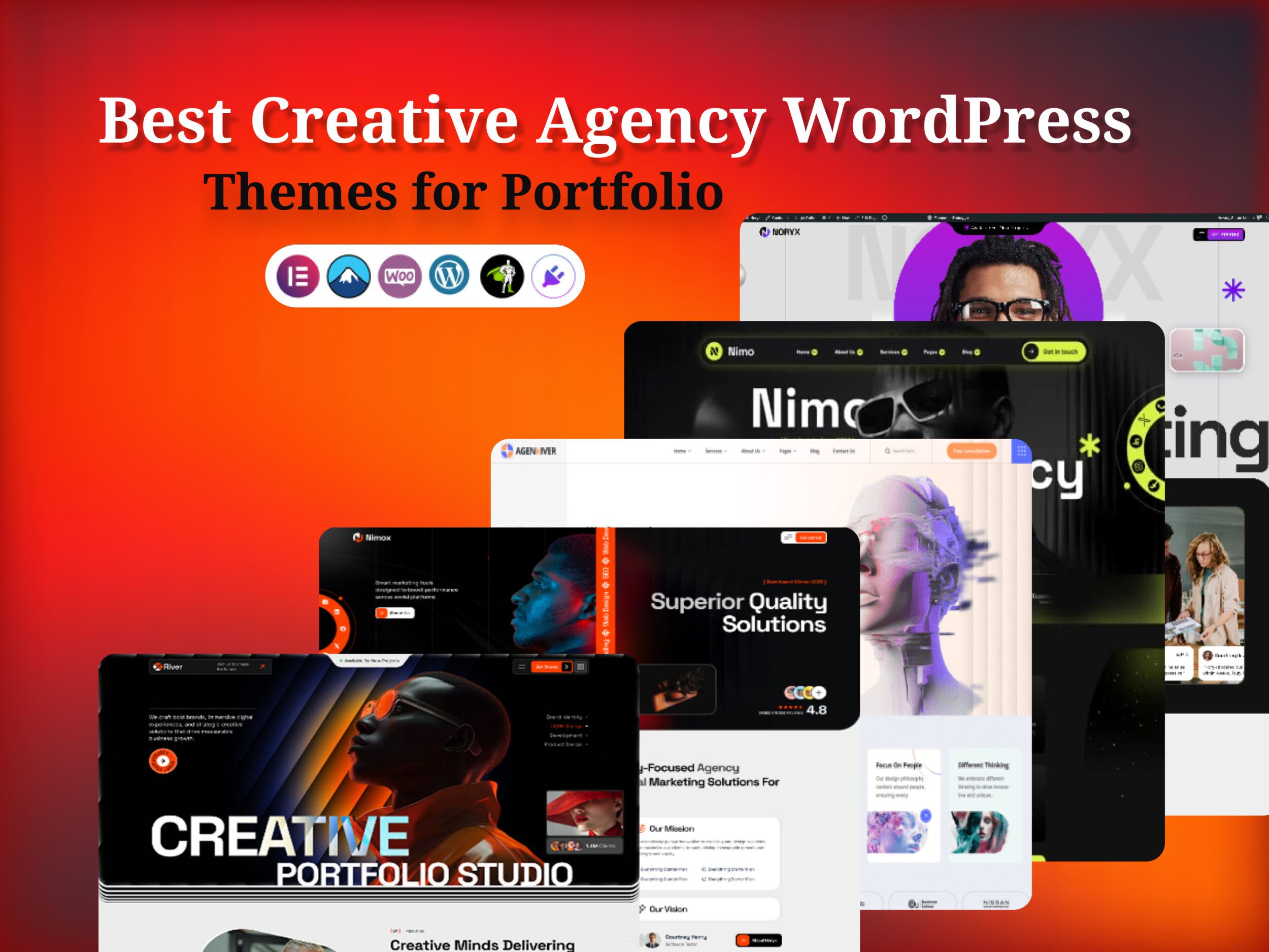 Best Creative Agency WordPress Themes for Portfolio, Branding & Digital Agencies
