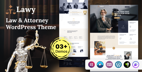 Lawy - Law & Attorney Preview Page