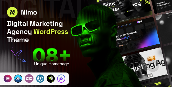 Nimo - 08+ Digital Marketing Agency Preview Page