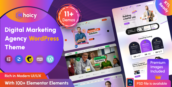 Choicy – Digital Marketing Agency WordPress Themes