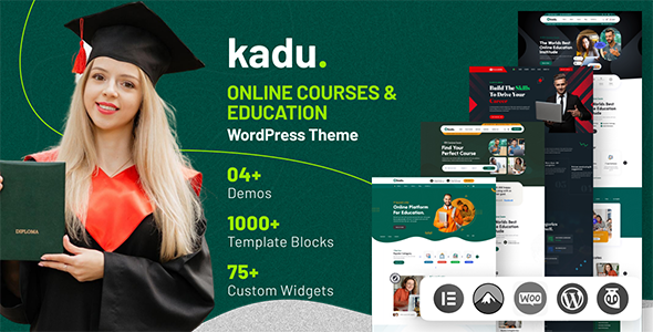 Kadu – Online Courses & Education WordPress Theme