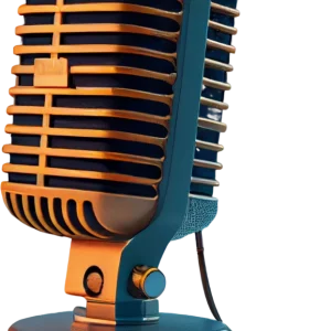 Product: Metal Microphone On Stage